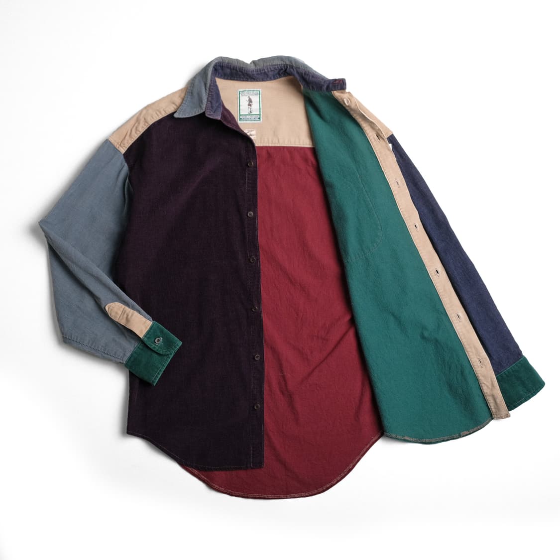 나이젤카본 올드라벨 코듀로이 패치워크 셔츠 3(105)사이즈 상품이미지8