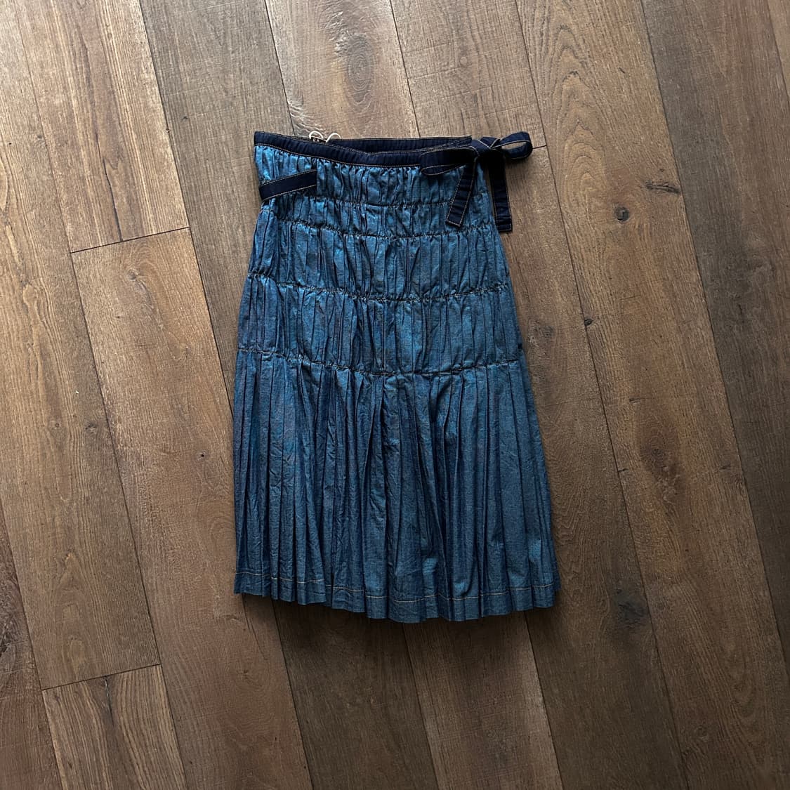 Pleats Wrap Ribbon Skirt 상품이미지9