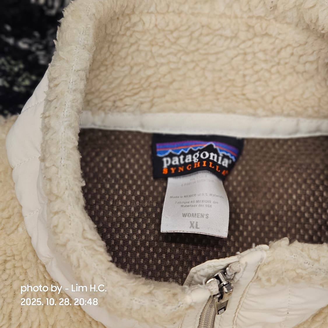 파타고니아 레트로 파일 플리스 여성 자켓 아이보리 상품이미지5