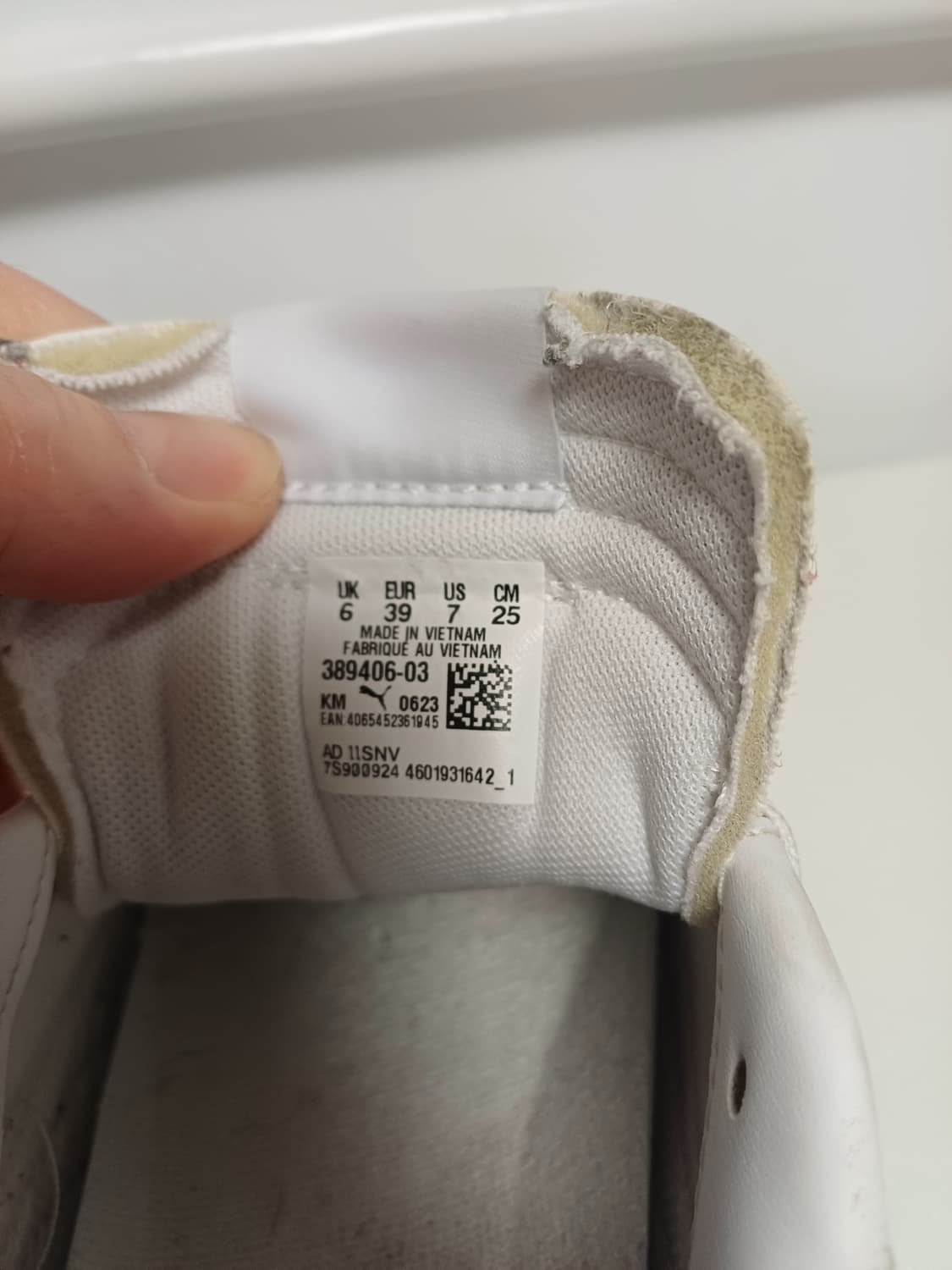 [250] 푸마 클럽 5v5 화이트/네이비 - 80s 테라스 무드 빈티지 상품이미지7