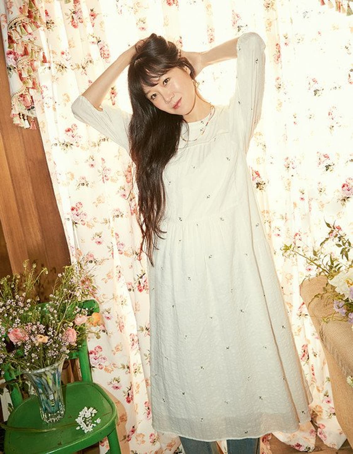 썰스데이아일랜드(Thursday Island)벌룬 소매 자수 원피스 상품이미지2