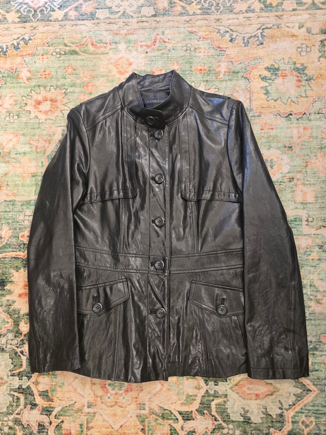 톰보이(Tomboy)빈티지  양가죽 자켓 상품이미지1