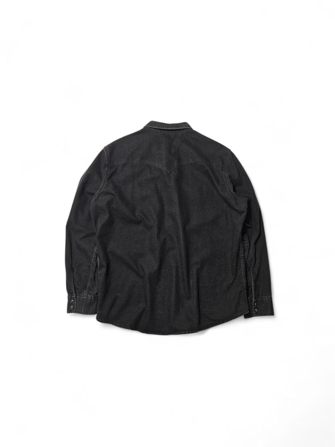 리바이스 흑청 웨스턴 셔츠 XL 상품이미지3