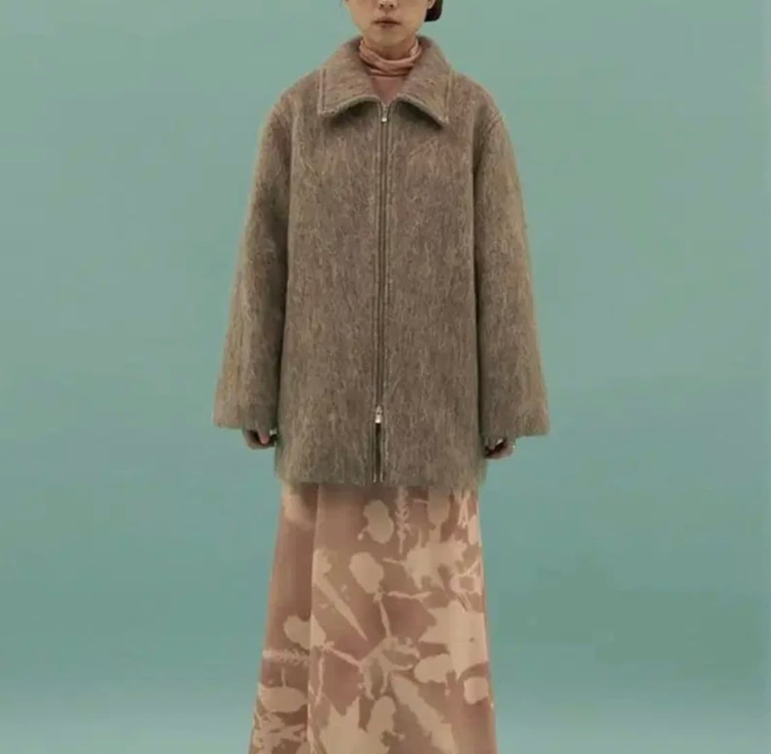 티크 울 부클 집업 M 상품이미지1