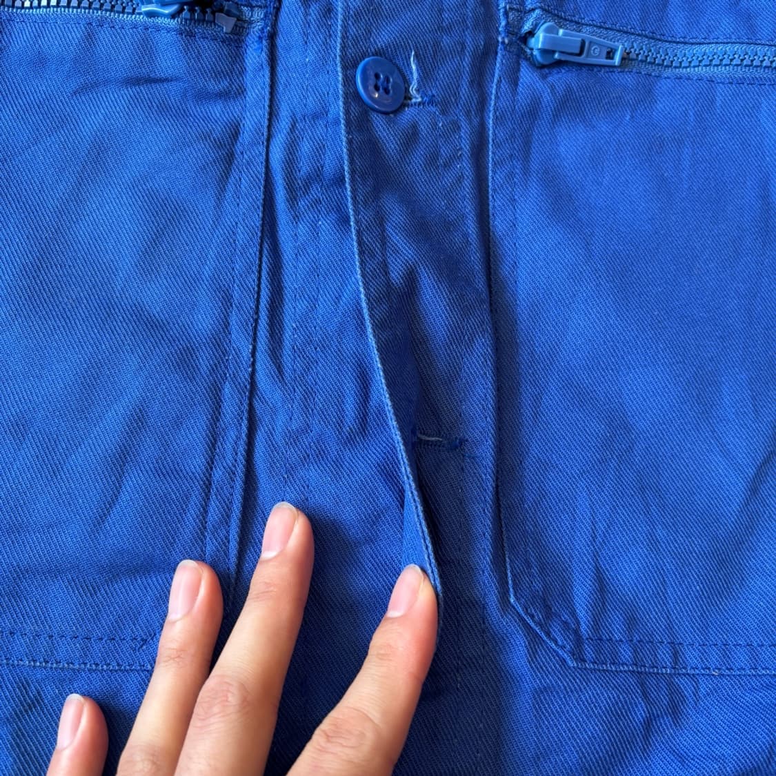 90년대 빈티지 프랑스 생산 프렌치 워크 트윌코튼 자켓  상품이미지6