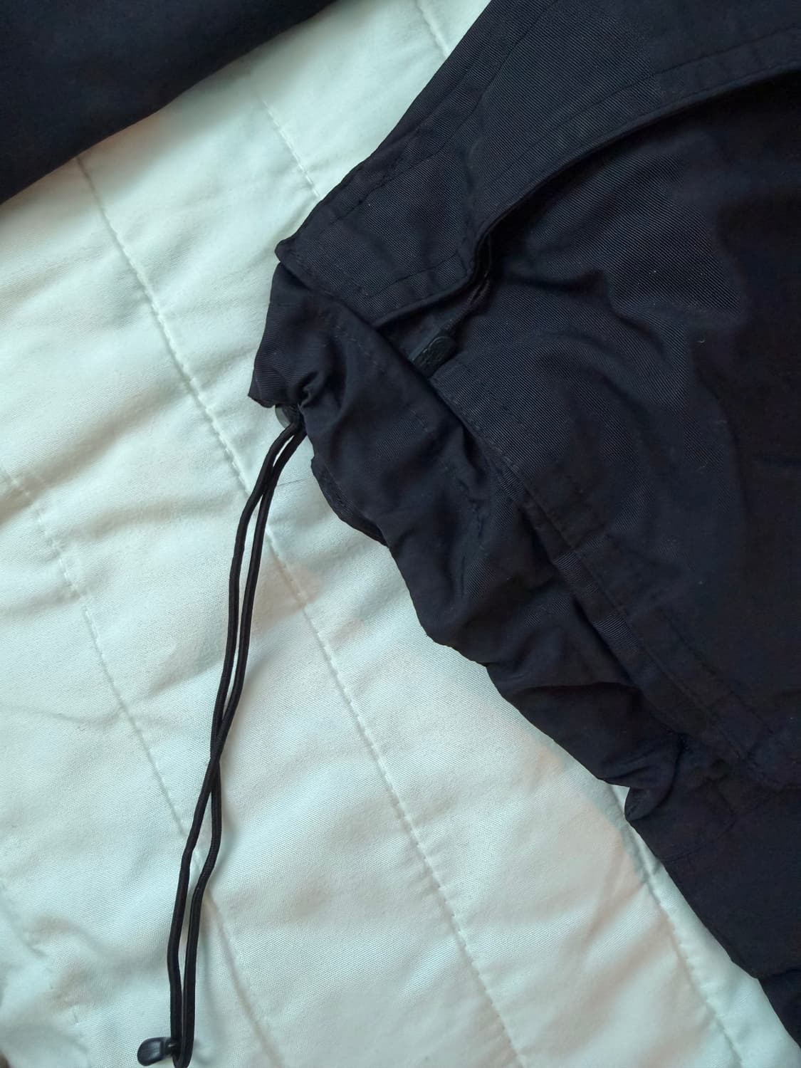 노스페이스 포켓 고프코어 윈드브레이커 자켓 바람막이 블랙 상품이미지3