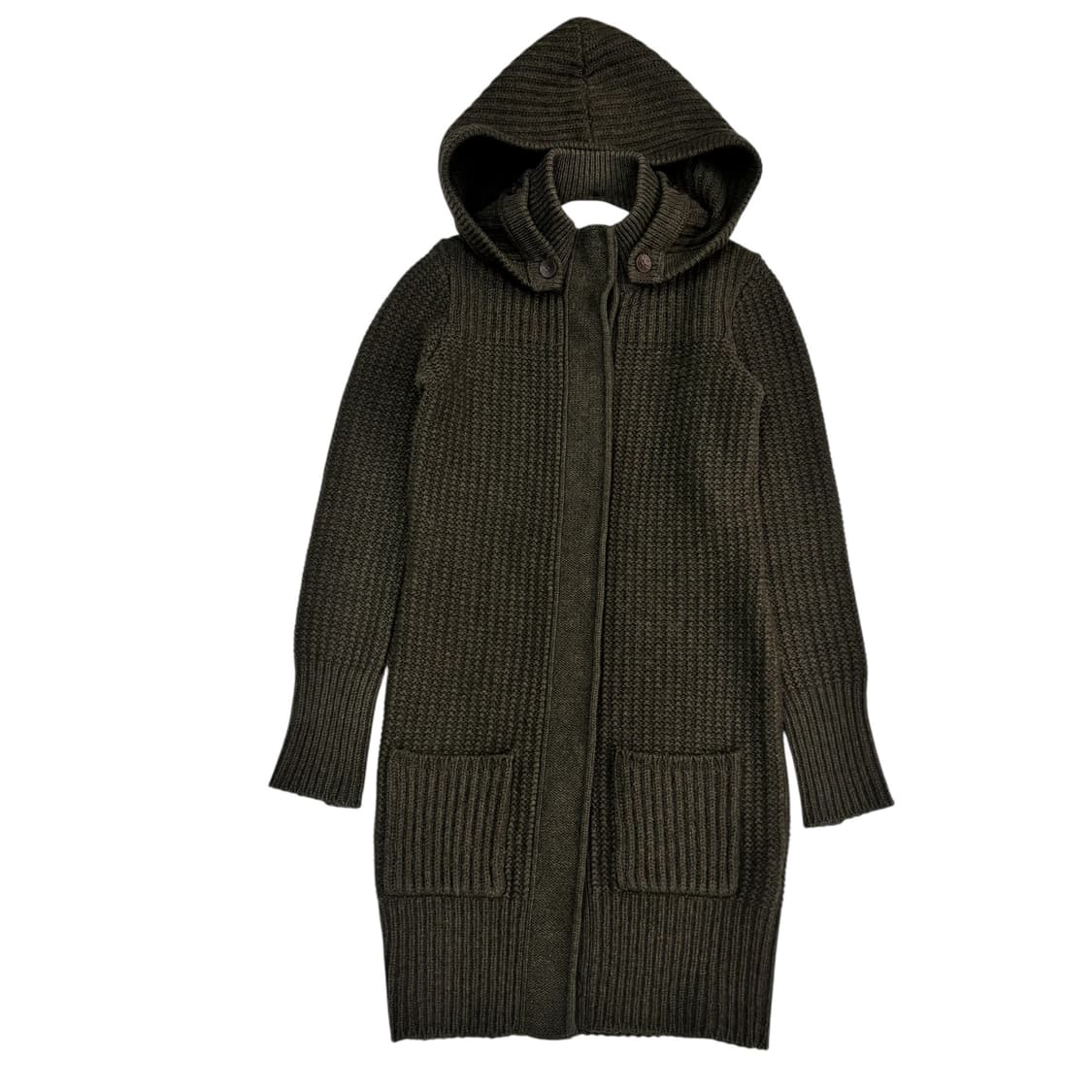 브룩스 브라더스 블랙 플리스 롱 가디건 상품이미지1