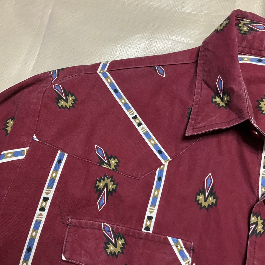 빈티지 나바호 패턴 셔츠 상품이미지4