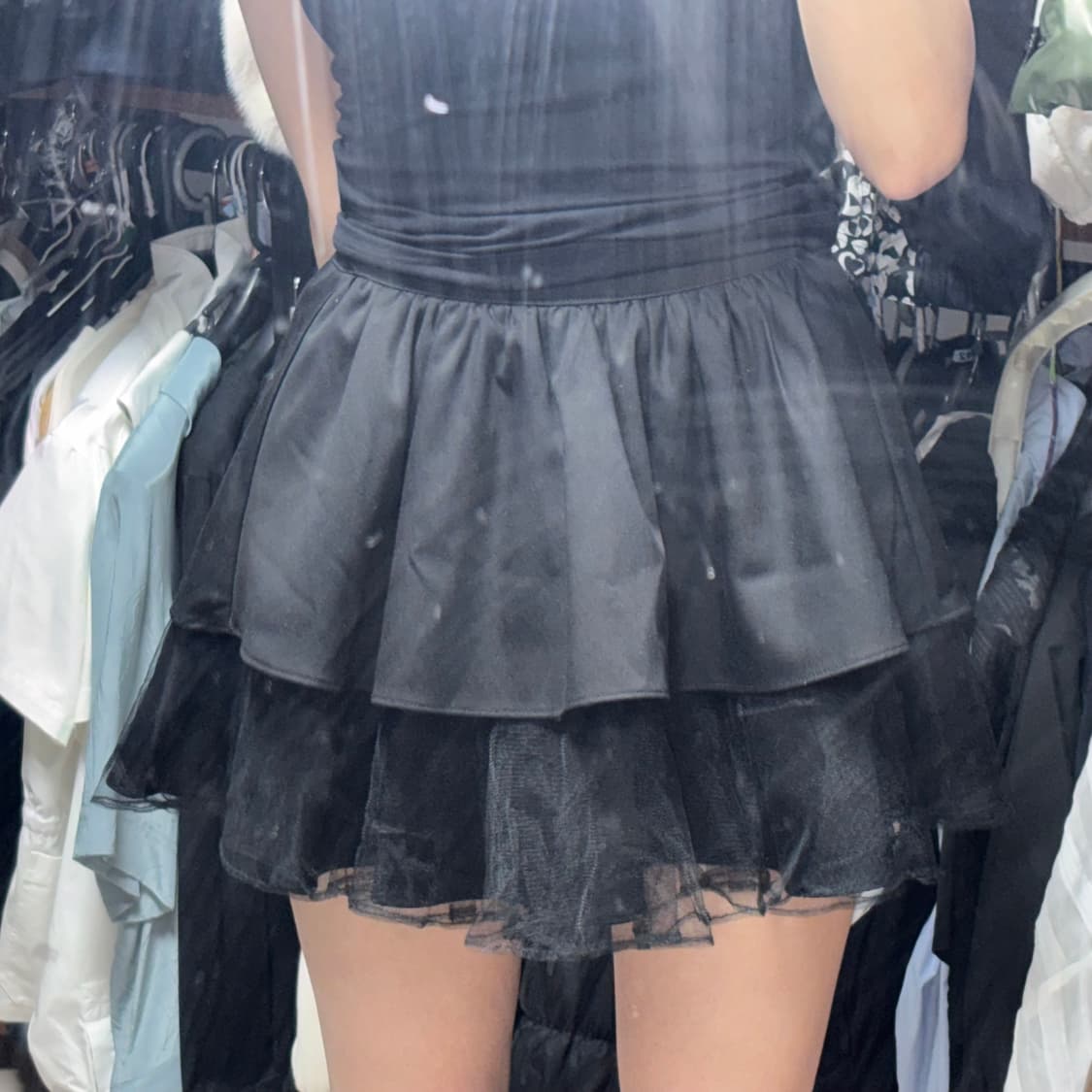 시모키타자와 블랙 치마바지 상품이미지1