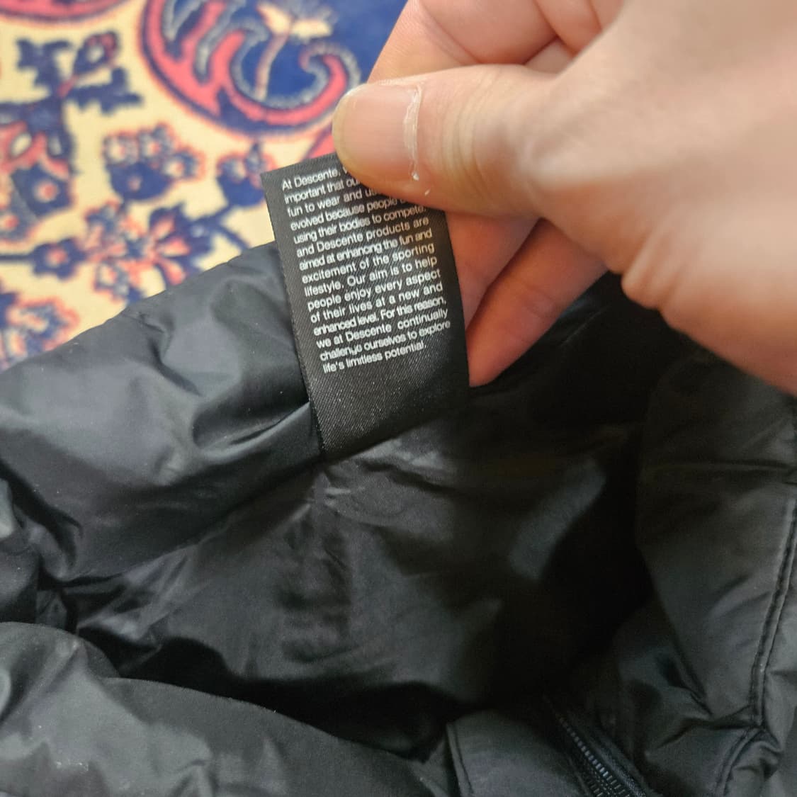 데상트(DESCENTE) 20FW 덕다운 경량 패딩 베스트 M 상품이미지5