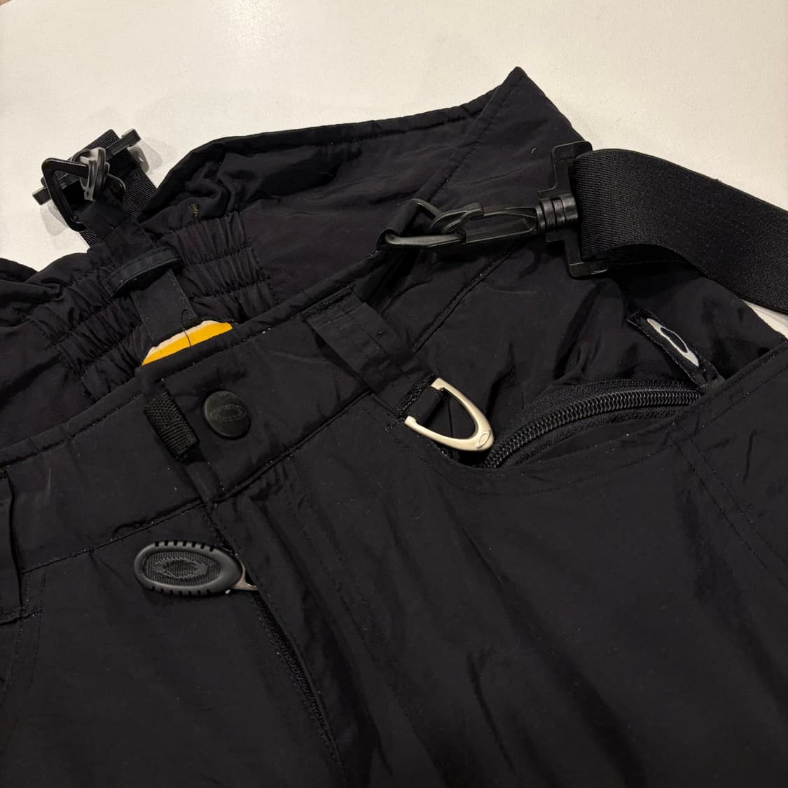 [M] 오클리 블랙 멜빵 스키 팬츠 바지 D628 상품이미지4