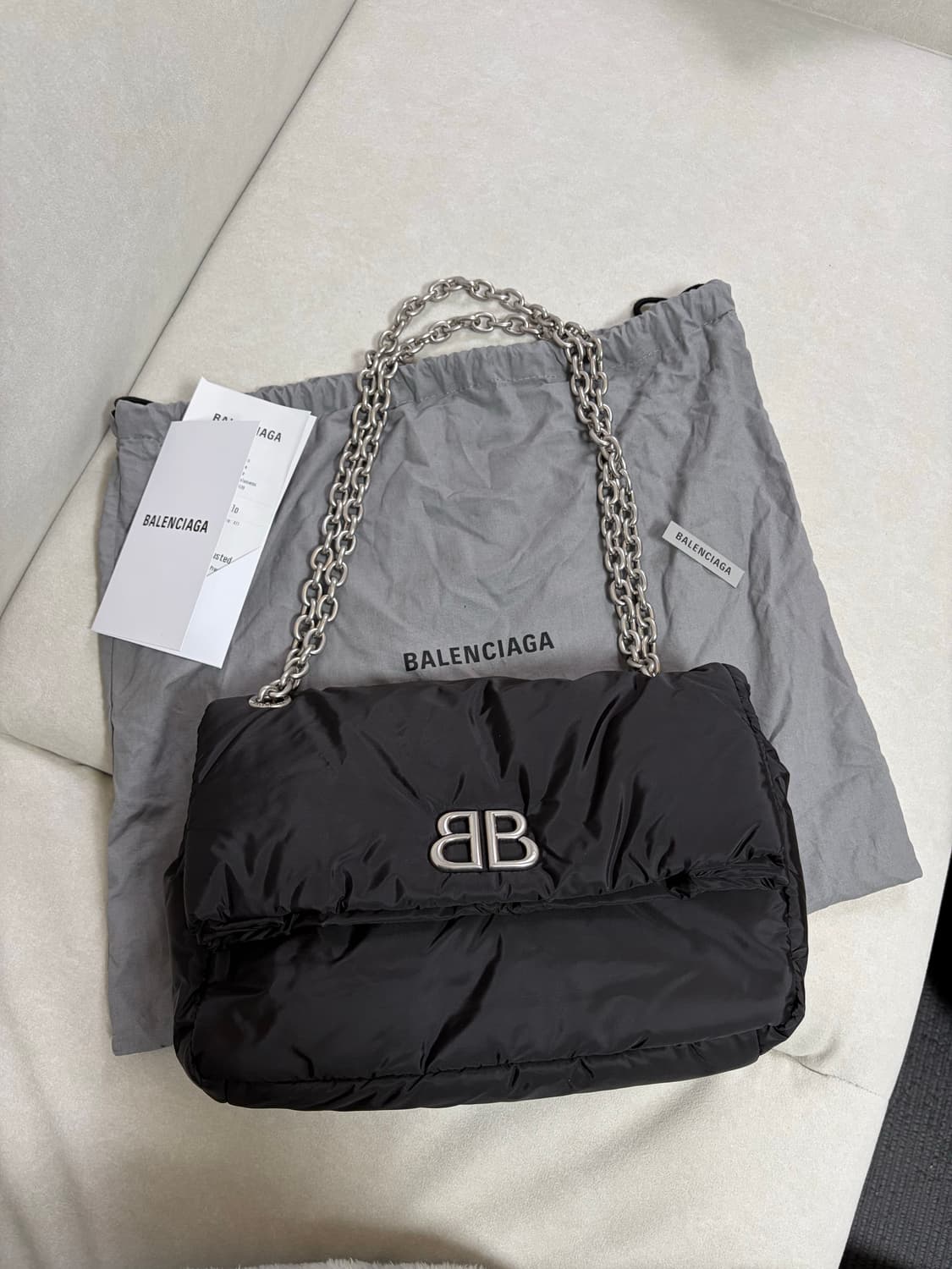 [새상품 정품] 발렌시아가 모나코 스몰 나일론 크로스백 상품이미지3