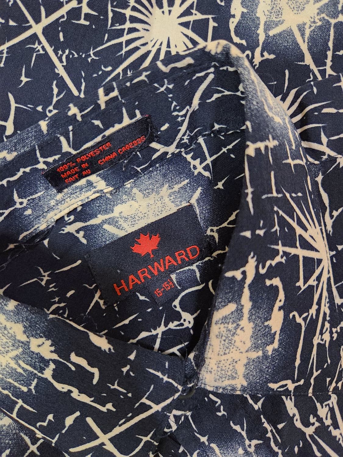 HARWARD 블랙 파이어워크 캐쥬얼 셔츠 상품이미지6