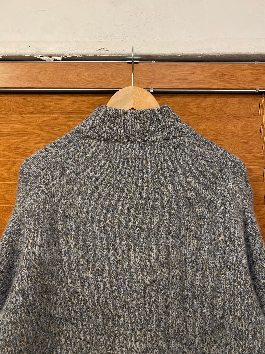 제이프레스 셔틀랜드 울 반집업 니트 상품이미지5