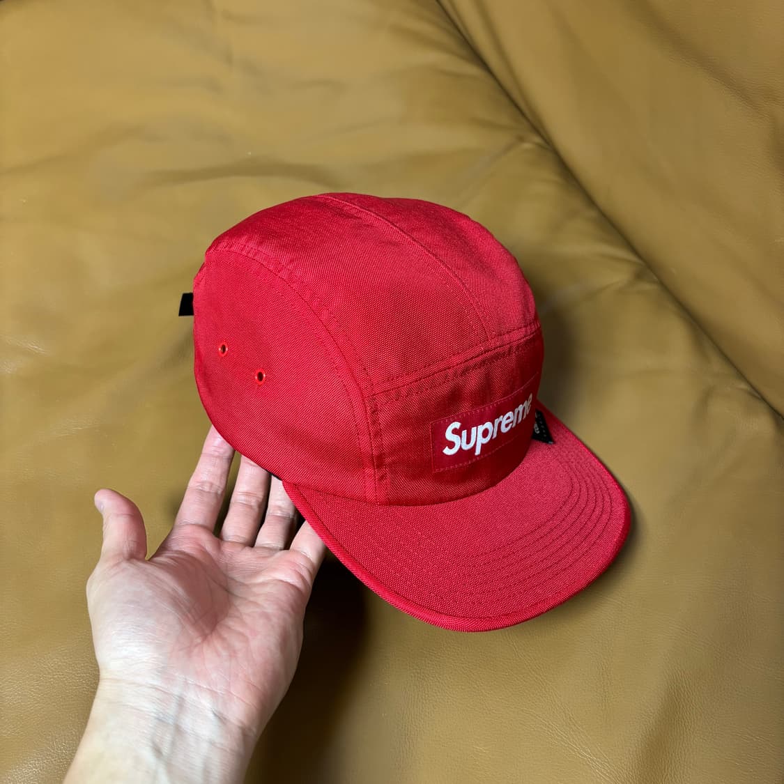 Supreme 슈프림 레드 캠프캡 모자 (Cordura Red) 상품이미지4