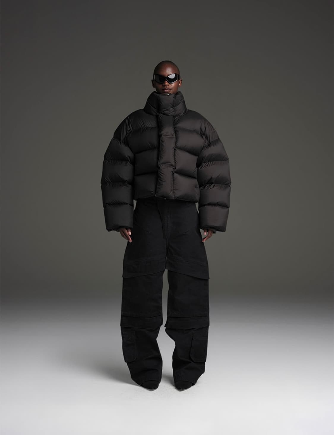 엔타이어 스튜디오 MML 푸퍼 푸필 패딩 블랙 상품이미지1