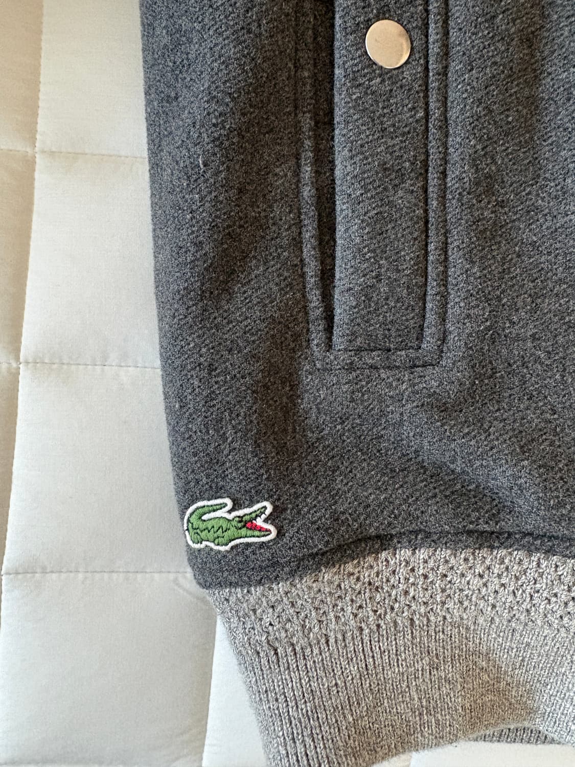 라코스테 라이브 봄버 리버시블 바시티 자켓 M 상품이미지7