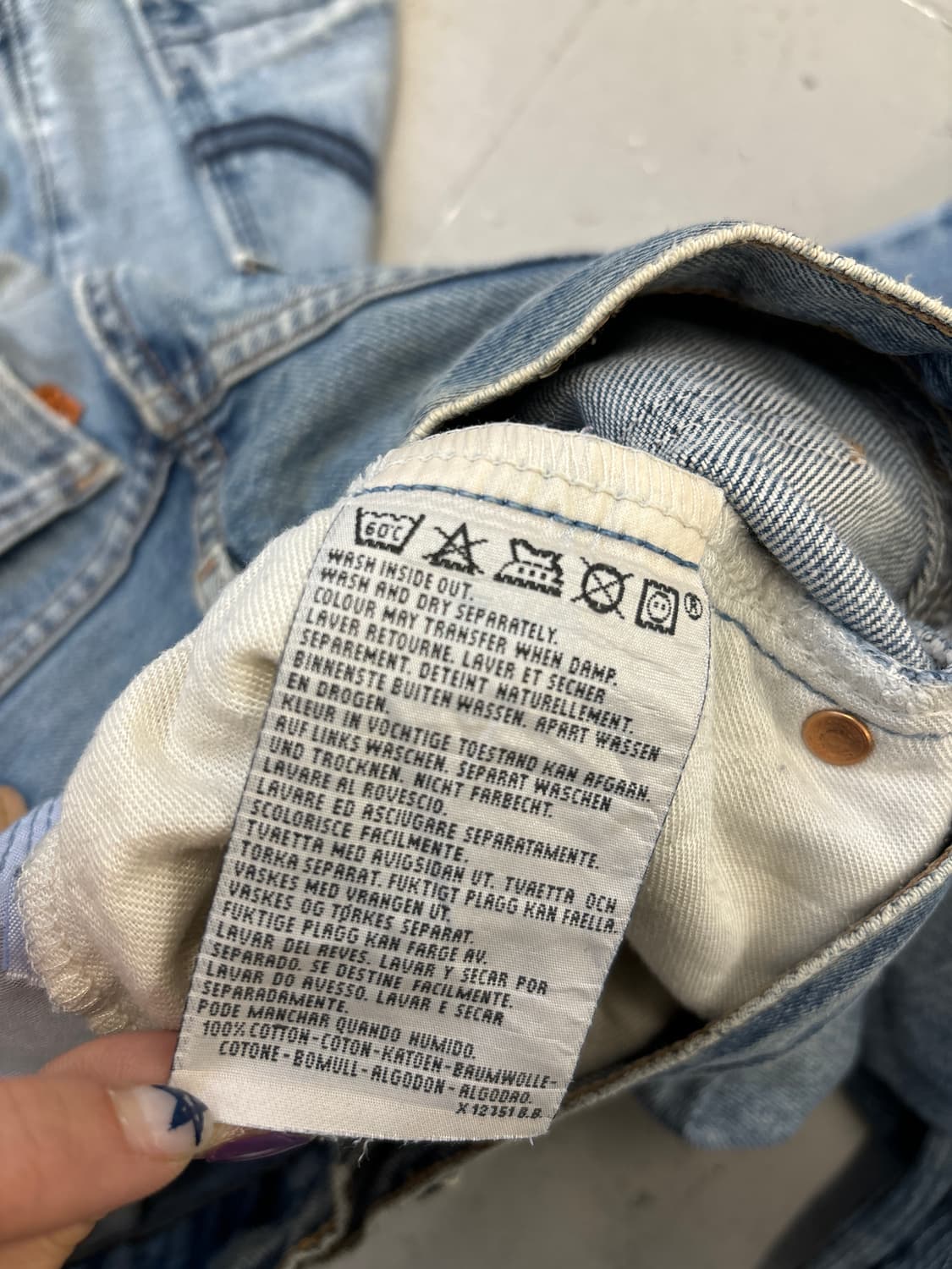 90‘s 리바이스 614 오렌지탭 상품이미지5