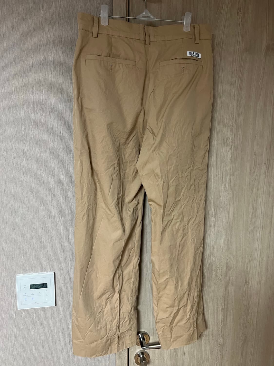 [3] 아더에러 18ss 투턱 코튼 팬츠 베이지 상품이미지6