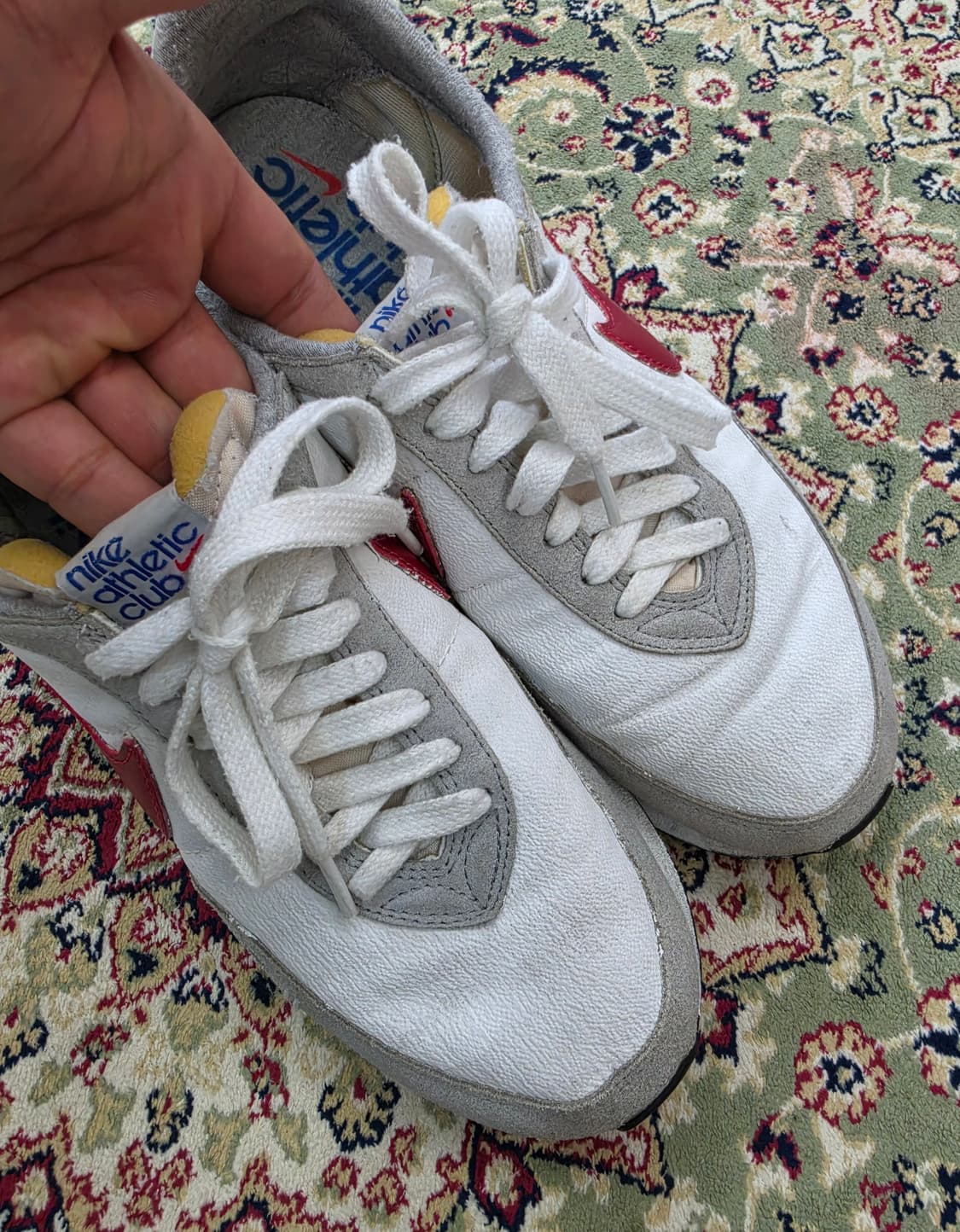 [최종할인] 나이키 와플트레이너2 그레이 짐레드 270 상품이미지3