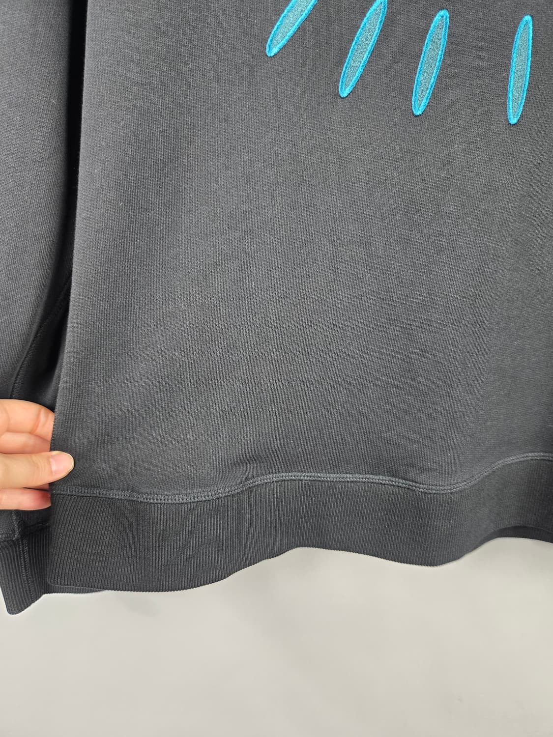 [무료배송]겐조 L 남성 약기모 빅아이 맨투맨 블랙 한글택 정품 상품이미지6