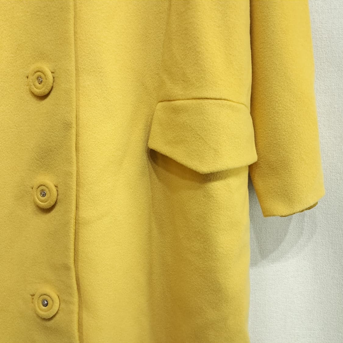 CN890W M 베르사체 꾸뛰르 울 캐시미어 롱코트 상품이미지8