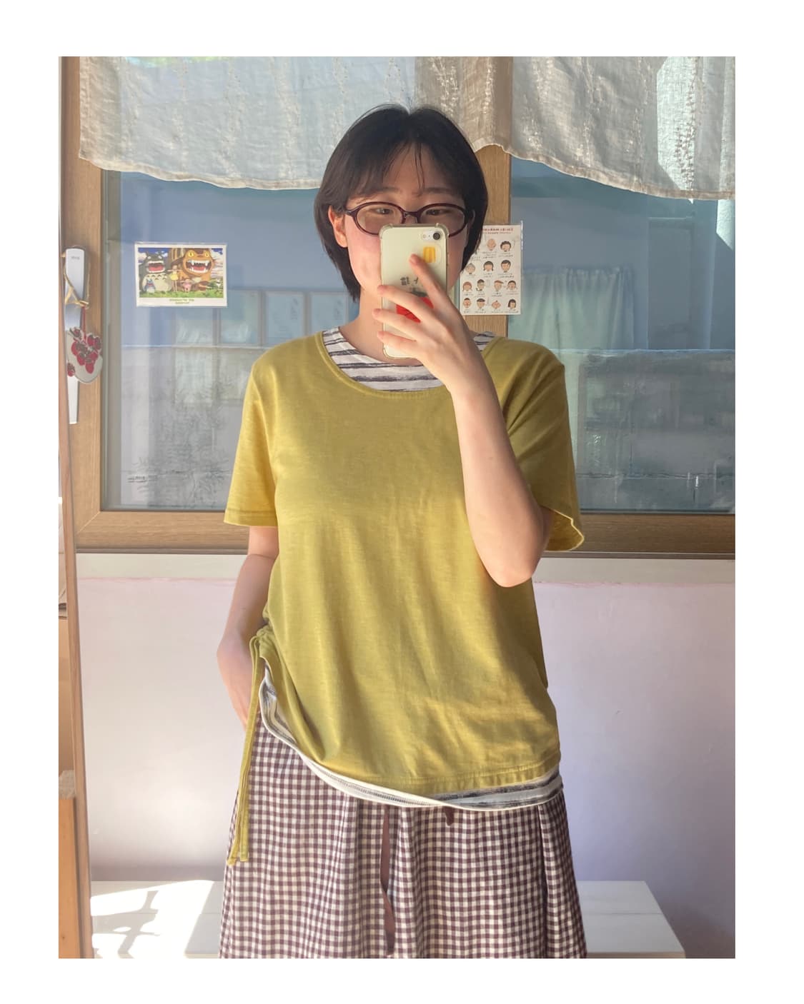 올리브 레이어드 반팔 상품이미지2