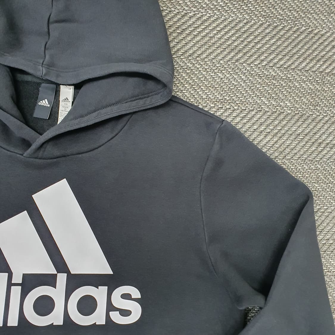 아디다스 기모 후드티 남자110~115 상품이미지3