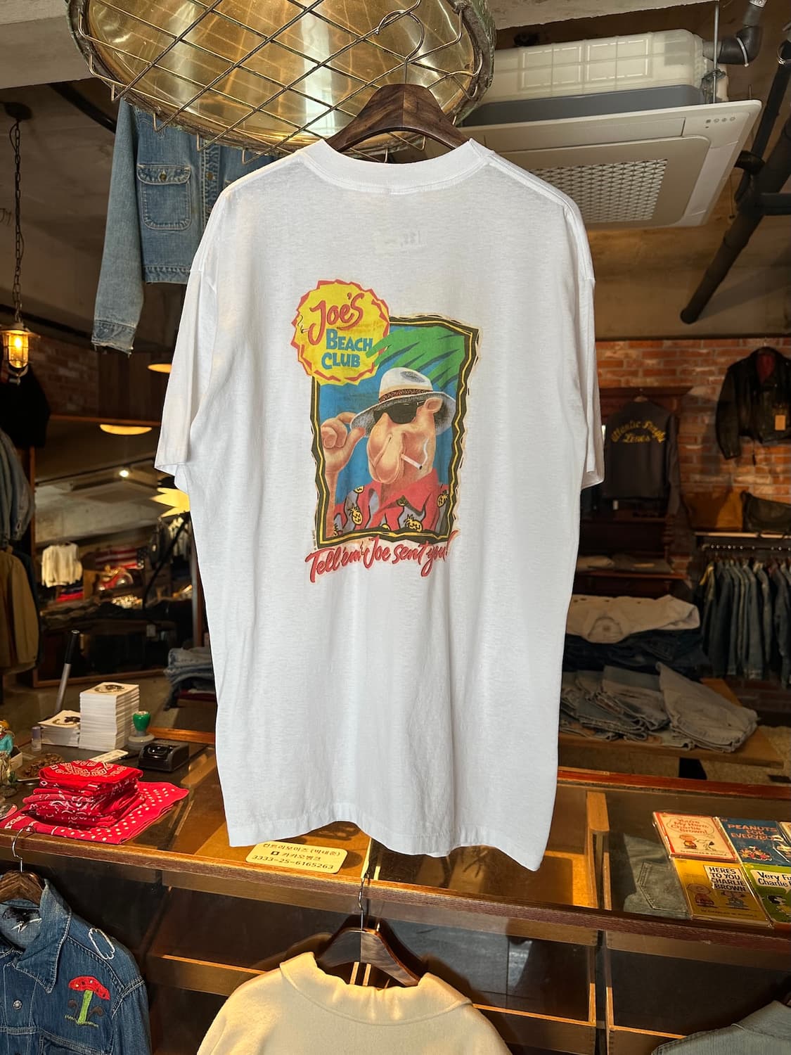 90s USA 빈티지 카멜 티셔츠 상품이미지1