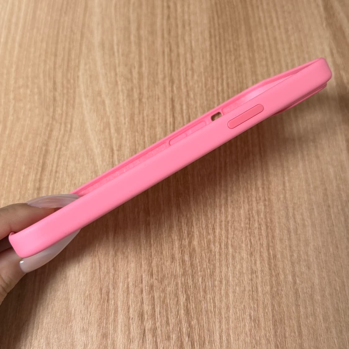 (15플러스) 아이폰 핑크 정품 케이스 상품이미지3