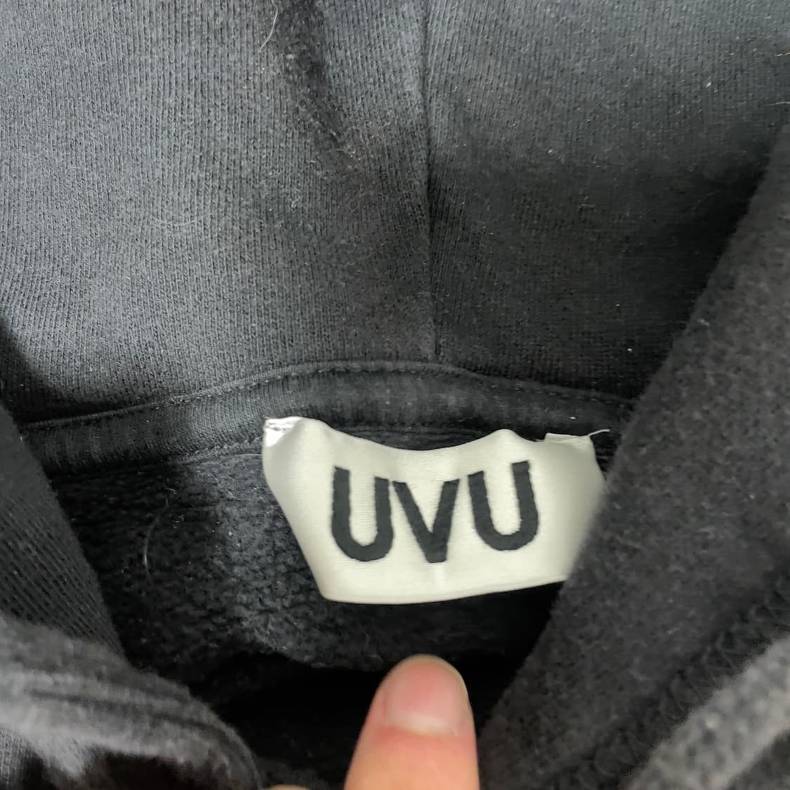 M) UVU 서울 마라톤 블랙 후드 상품이미지4