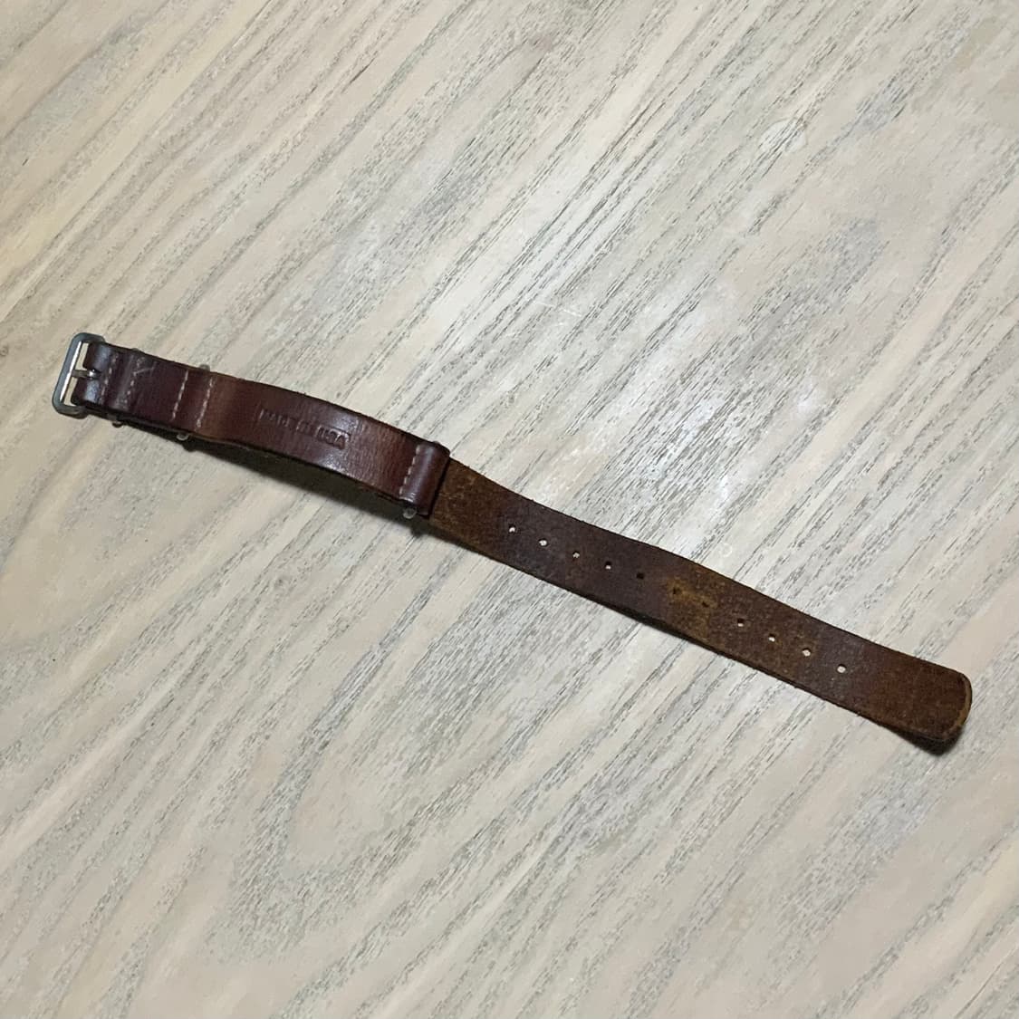 RRL 더블알엘 가죽 나토 스트랩 상품이미지4