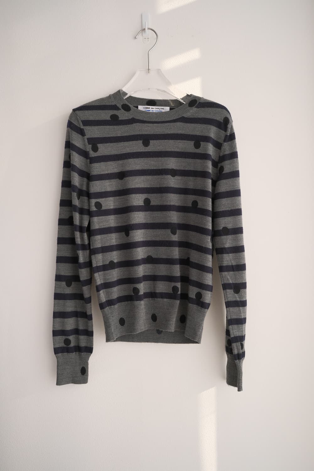 Stripe & dot knit top 상품이미지4