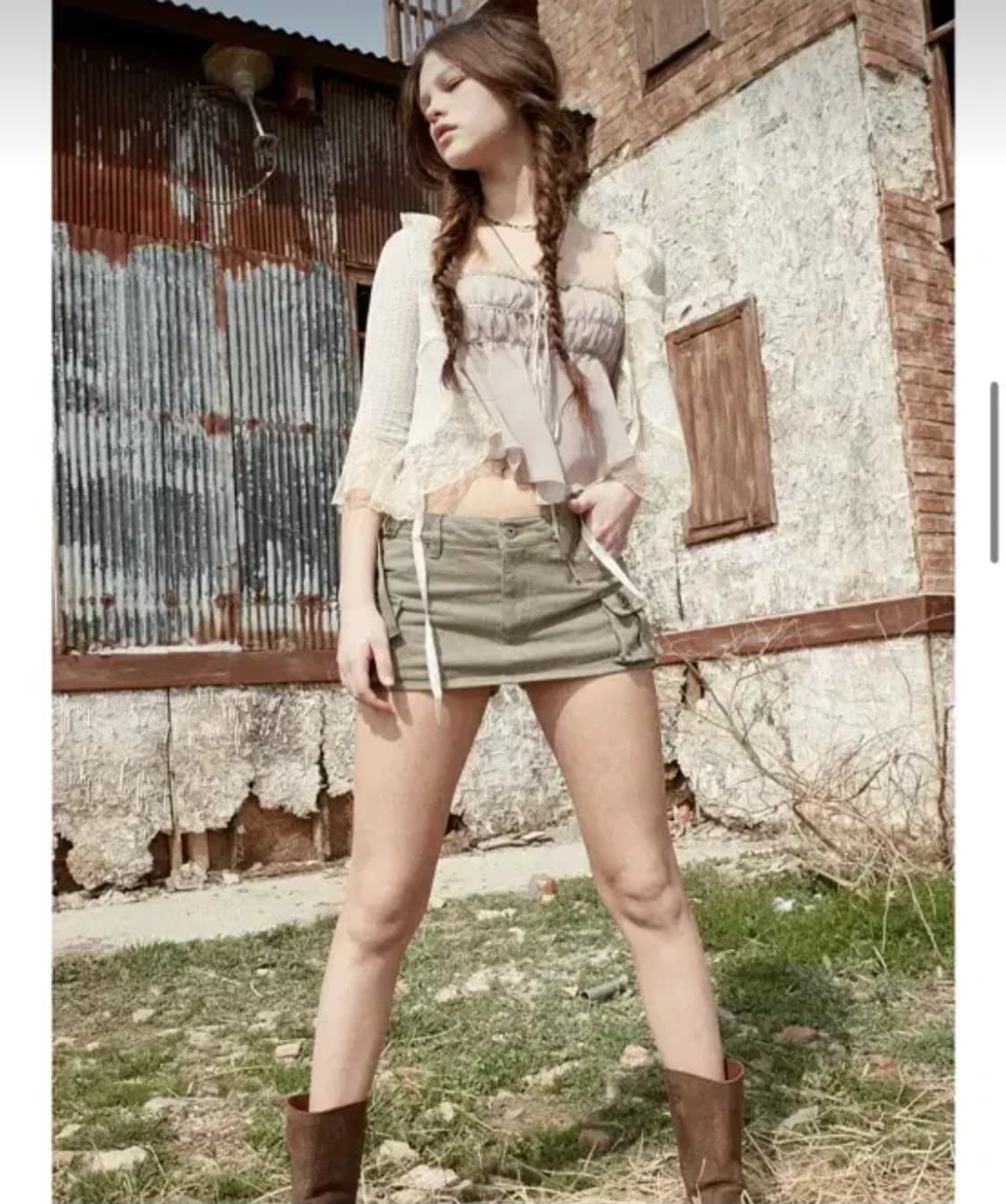 페인오어플레져 주리 스커트 상품이미지2