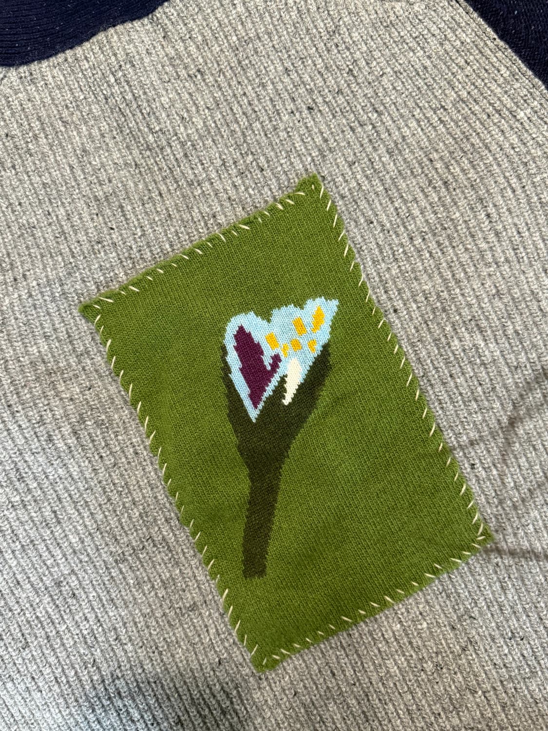 미수아바흐 패치 가디건 상품이미지7