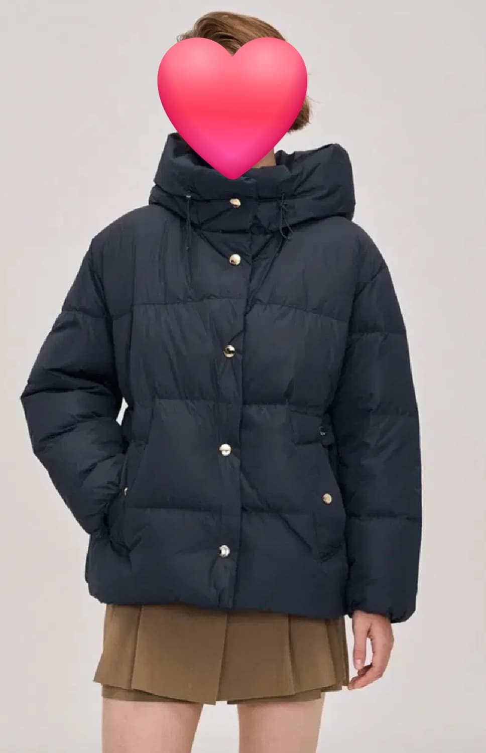 시스템 여성패딩 66 오버핏 구스패딩 AD17 상품이미지7