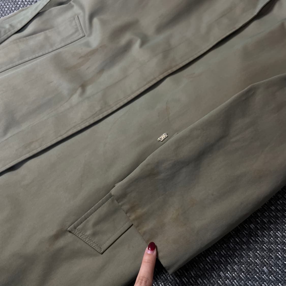  닥스 베이지 롱코트 상품이미지6