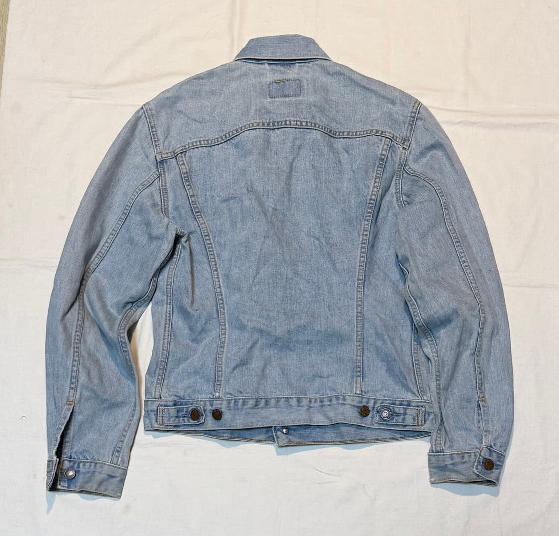 00s 리바이스 70500 유럽판 데님자켓 워시드 라이트블루 상품이미지3