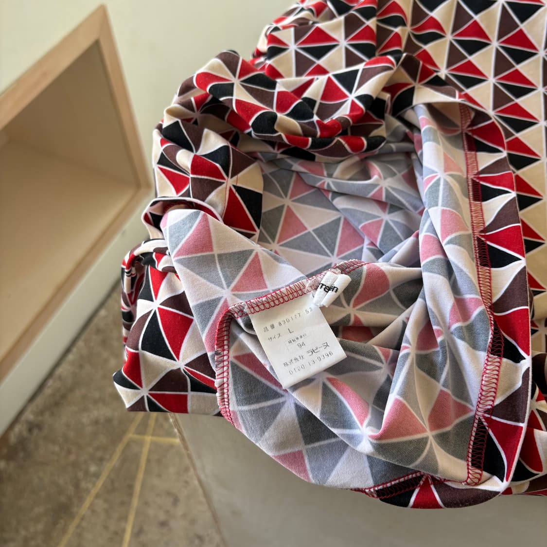 90s 피에르까르뎅 멀티 칼라 롱슬리브  상품이미지5