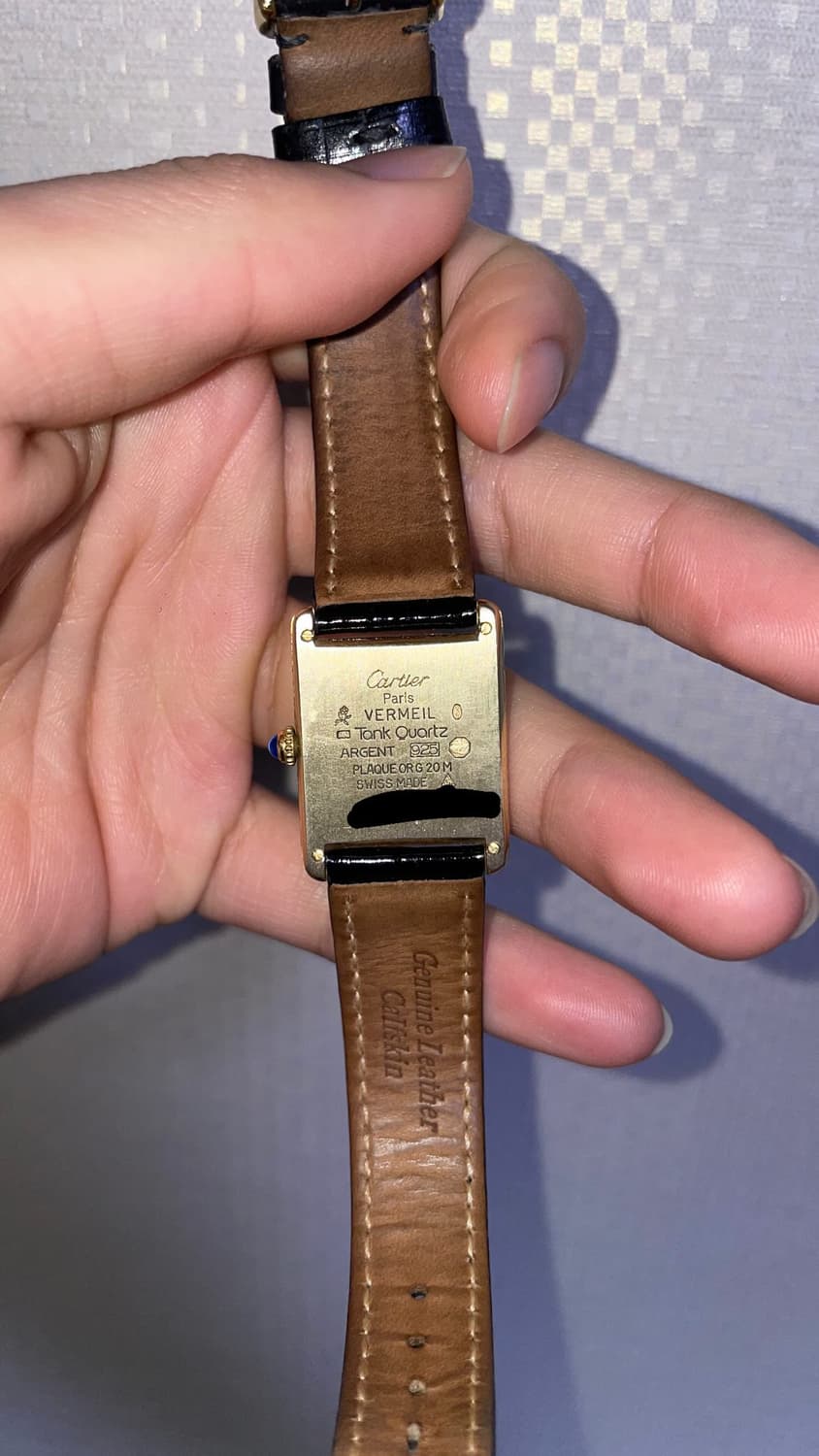 까르띠에 탱크 lm 쿼츠 빈티지 시계 상품이미지4