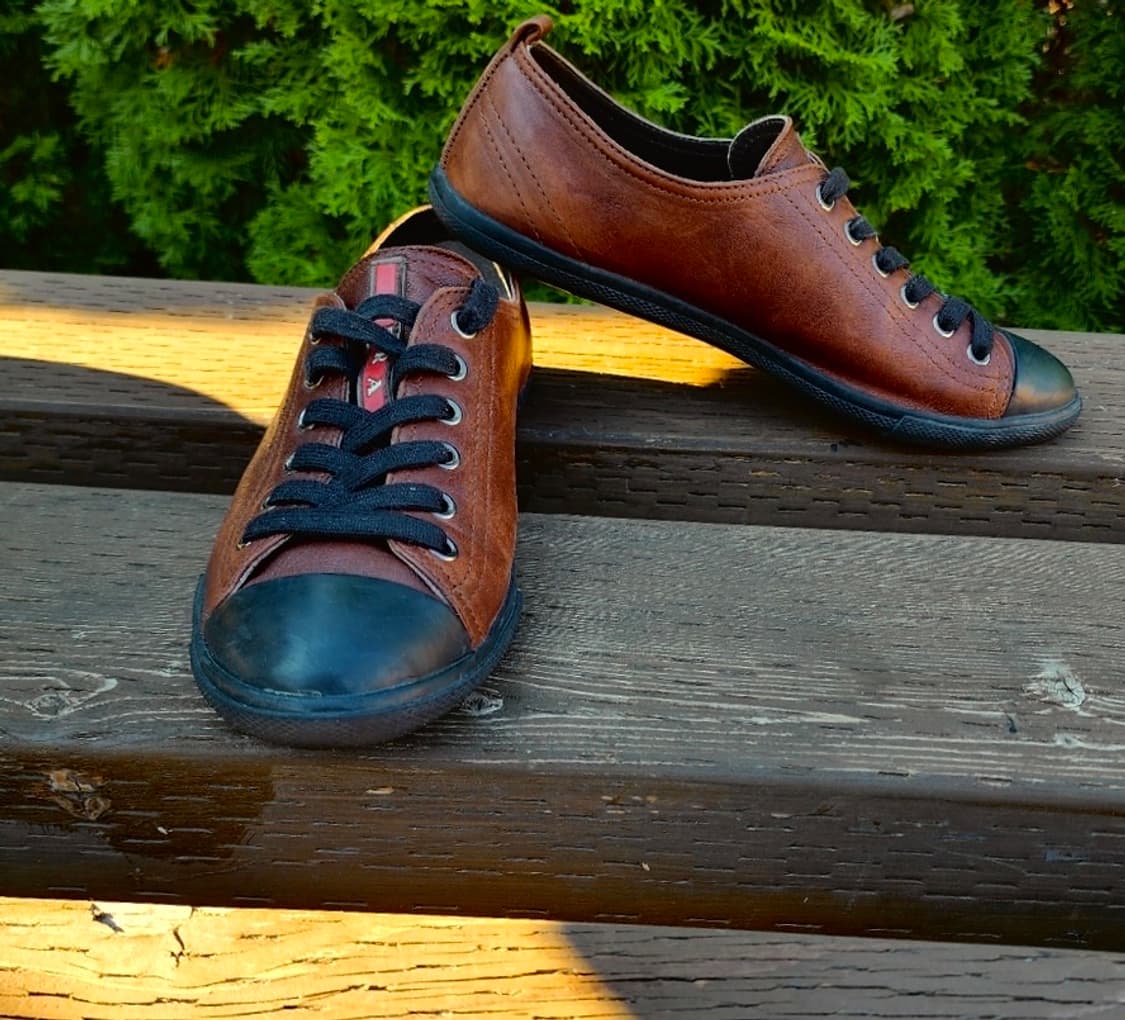 1999‘s Prada Sport Brown Leather Lace Up 상품이미지3