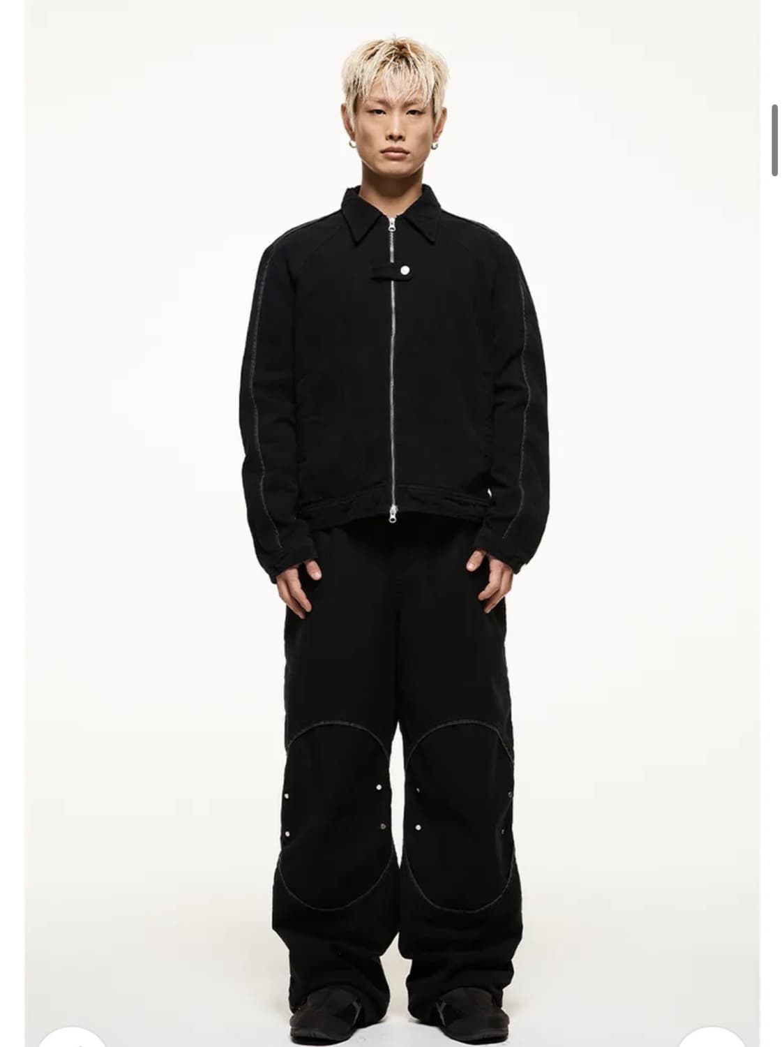 더콜디스트모먼트 빈티지 자켓 블랙 XL 상품이미지4