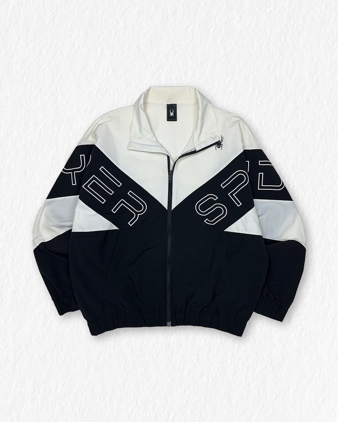 스파이더 배색 바람막이 상품이미지1