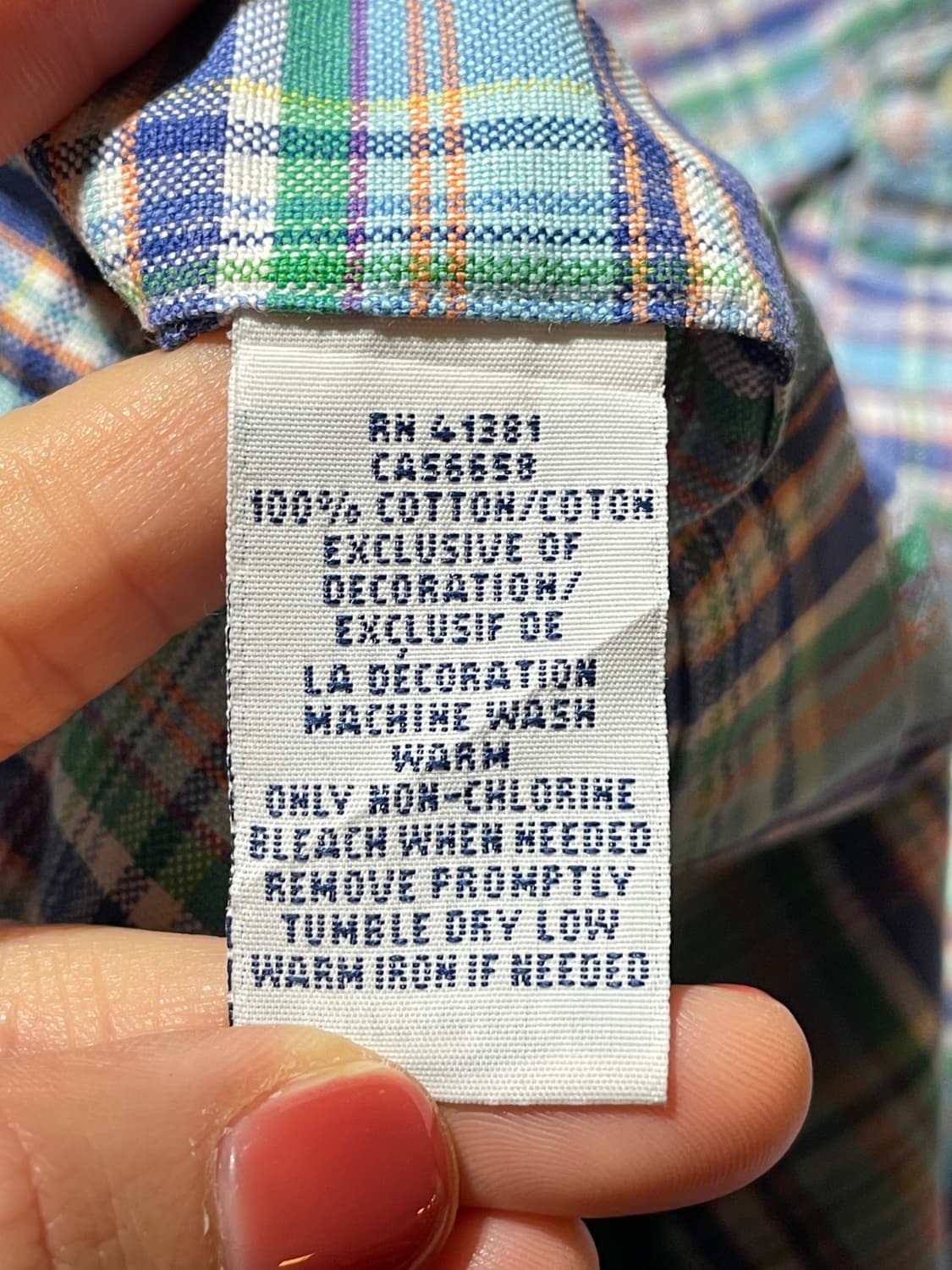 RALPH LAUREN 랄프로렌 빈티지 코튼 체크셔츠 상품이미지10