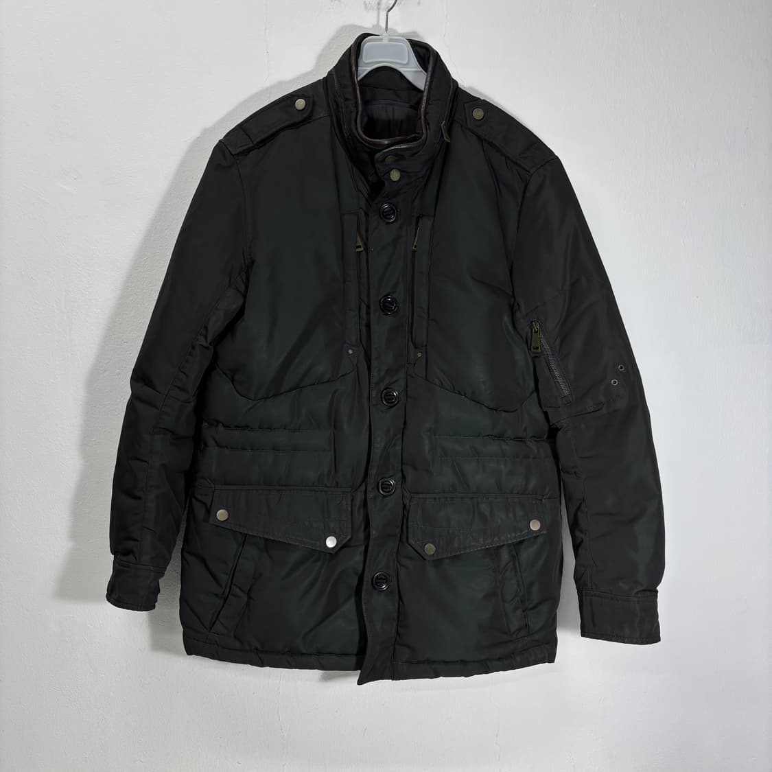 100 일꼬르소 다크그레이 구스다운 점퍼 상품이미지1