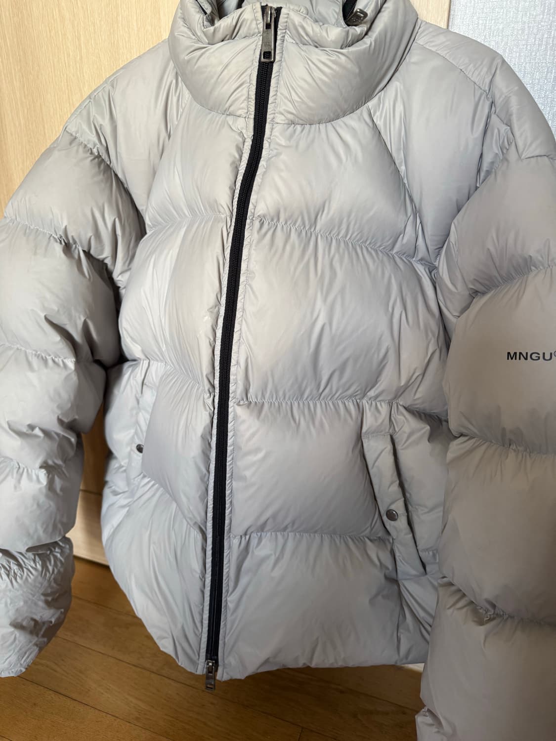 MNGU 패딩 그레이 M 상품이미지2