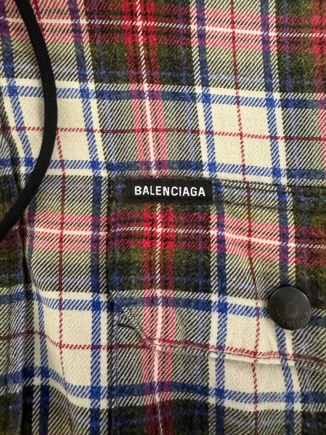 [S] 발렌시아가 블리치드 후드셔츠 상품이미지2