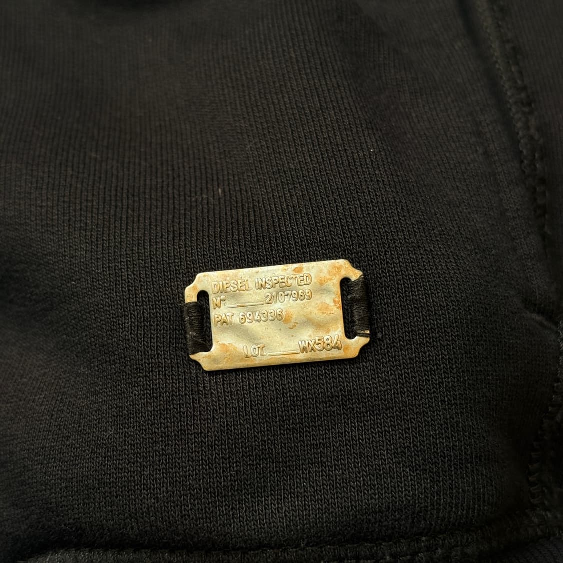 디젤 페이크 레더 트리밍 후드 집업 상품이미지7