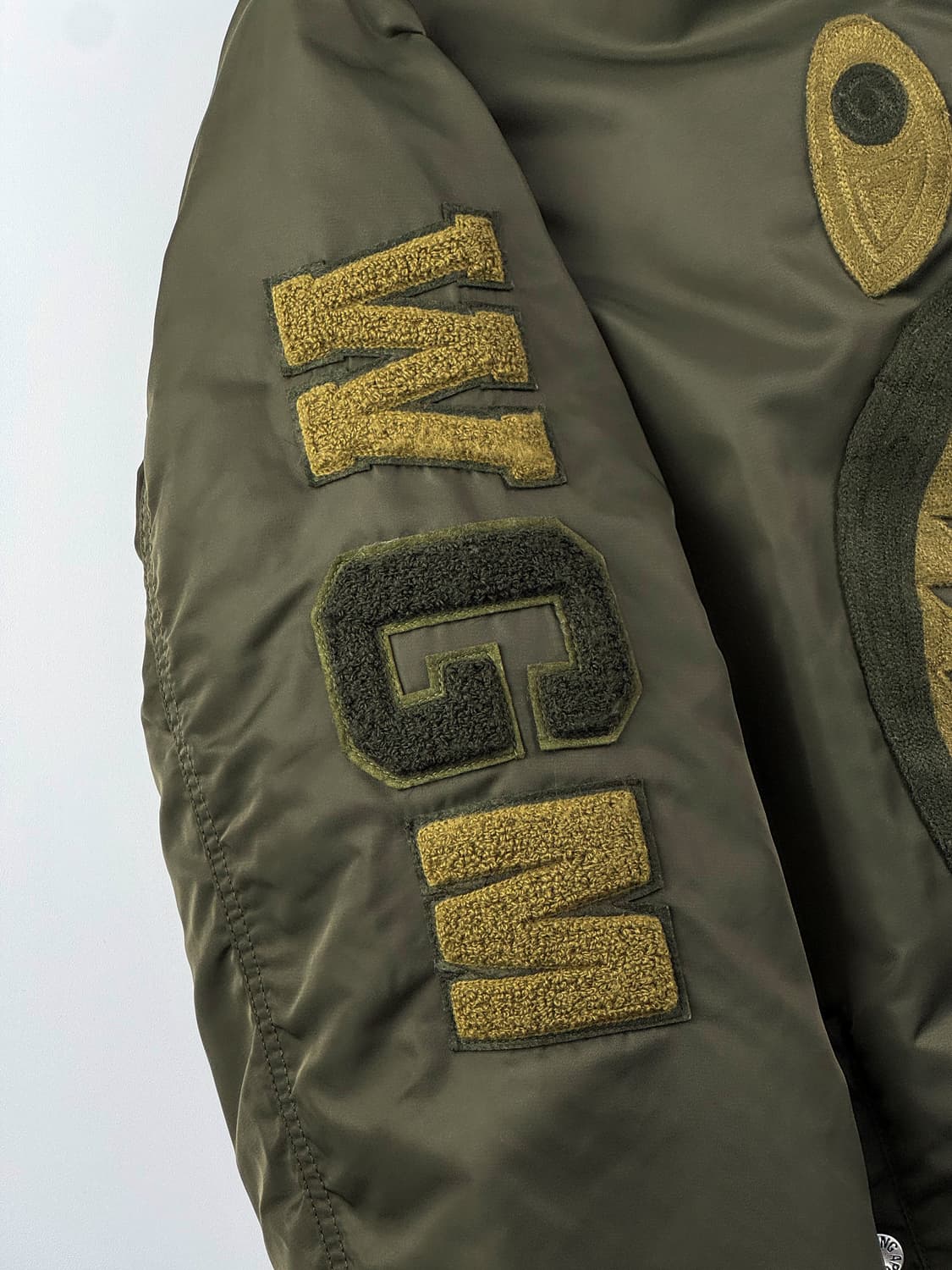 베이프 샤크 MA-1 다크 그린 상품이미지5