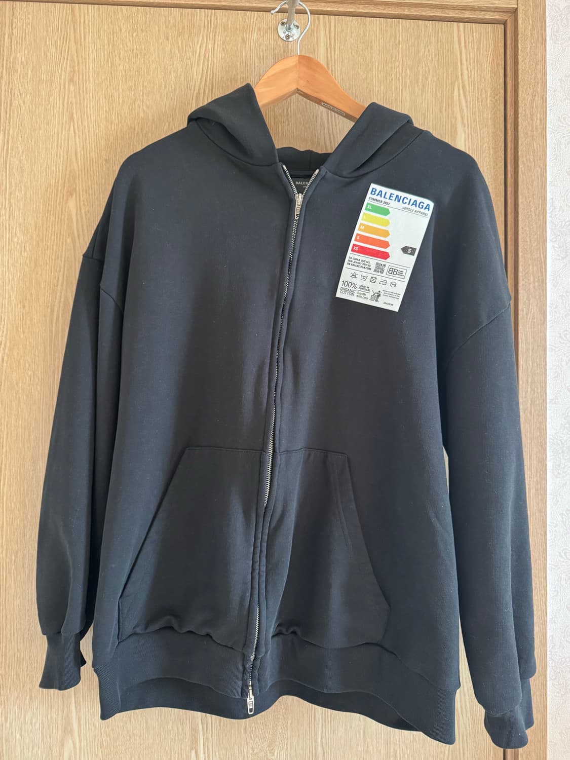 발렌시아가 에너지 프린팅 후드집업 XL 상품이미지1